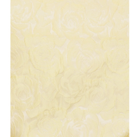 Amanda Upricahrd Yellow Floral Jacquard Dress - Picture 4 of 4